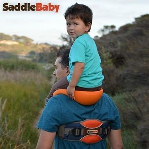 Saddle baby carrier